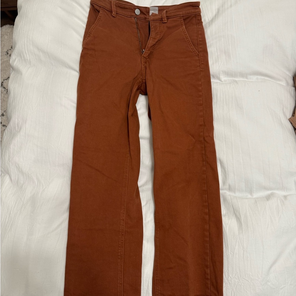 Everlane Rust Boot Cut Pants